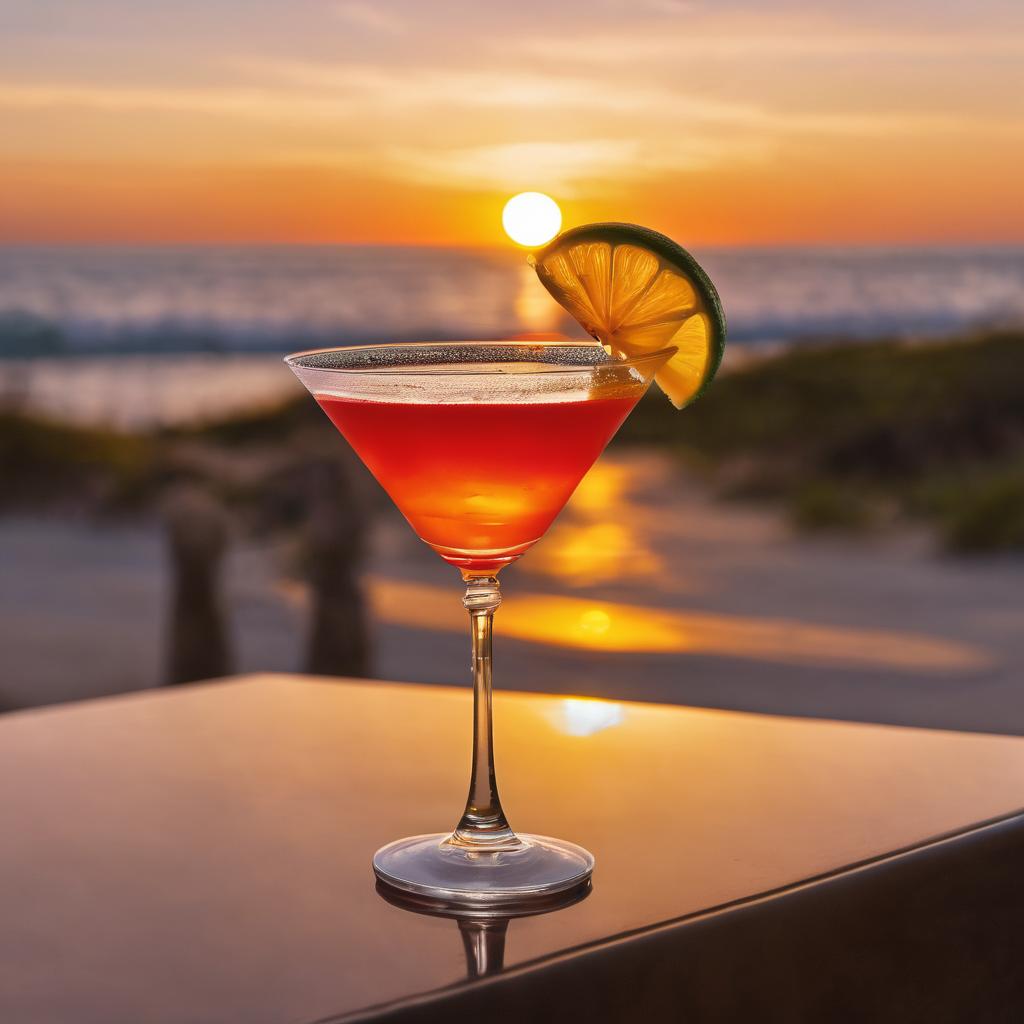 Sunset Bliss Martini